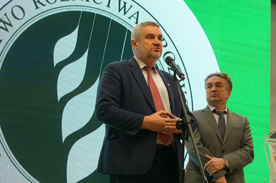 Jan Krzysztof Ardanowski podczas otwarcia Targów Sadownictwa i Warzywnictwa 2020 fot. MRiRW Minister rolnictwa o wyzwaniach branży sadowniczej i warzywniczej