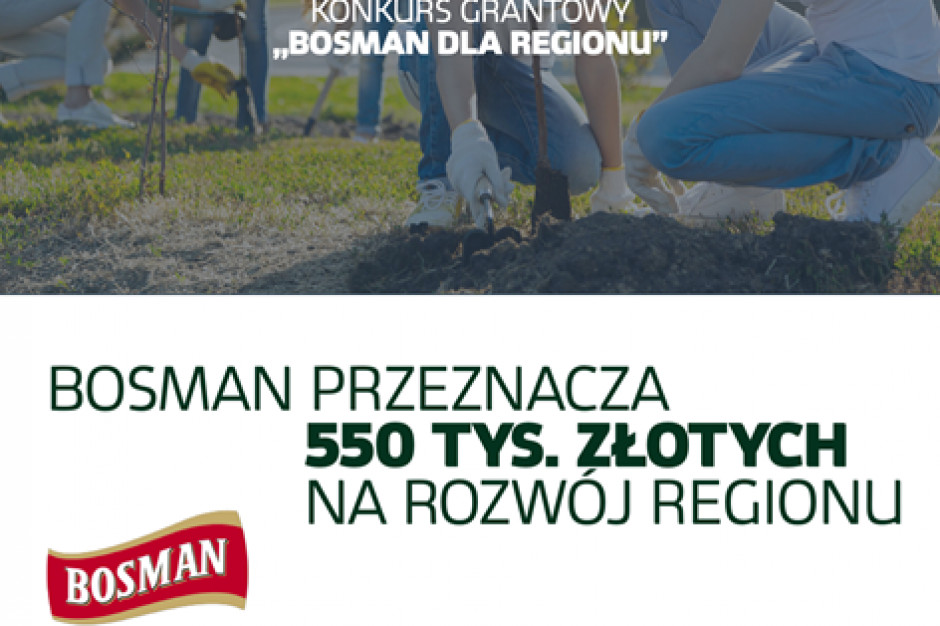 fot. materiały prasowe Rusza konkurs grantowy marki Bosman