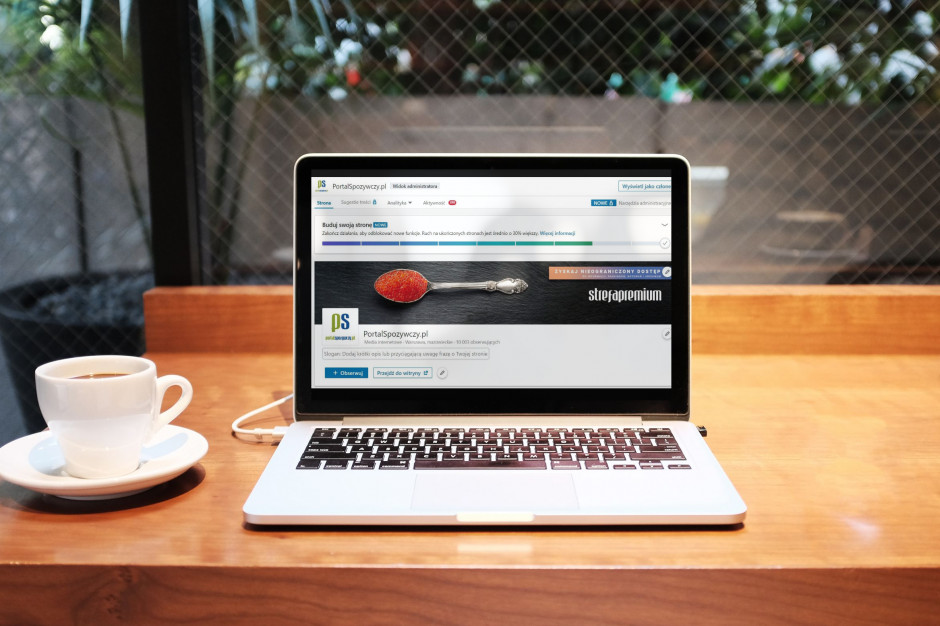 10 000 obserwujących PortalSpozywczy.pl na Linkedin; fot. materiały prasowe / mockuper.com PortalSpozywczy.pl na Linkedinie ma już ponad 10 000 obserwujących! Dziękujemy!