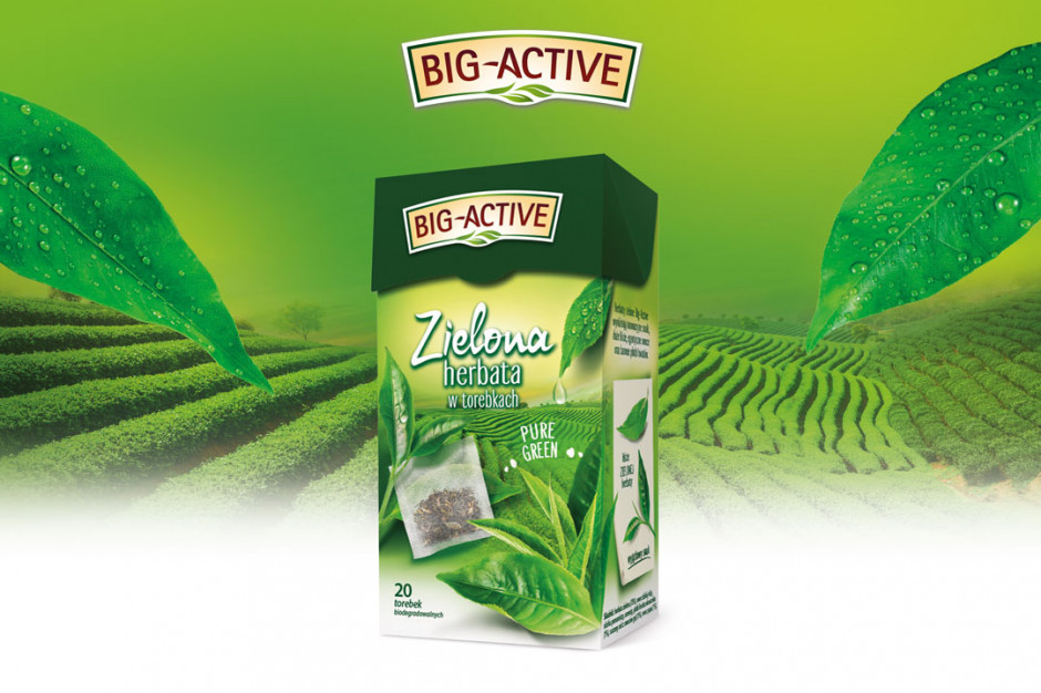 fot. materiały prasowe Nowość w portfolio Big-Active! Herbata zielona Pure Green 20tb