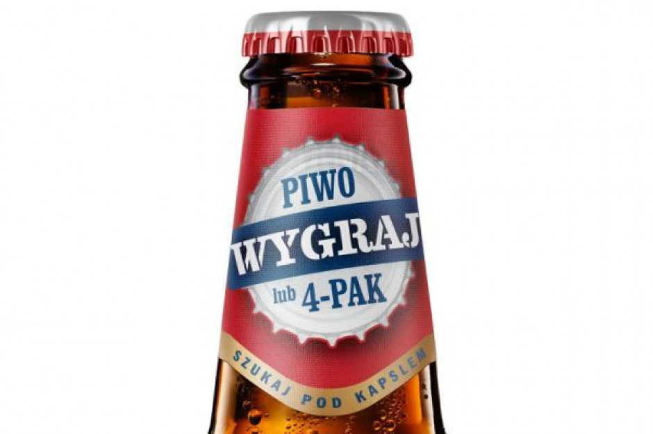 Od 1 lutego br. w sklepach na terenie całego kraju dostępne jest piwo Harnaś w promocyjnych opakowaniach fot. materiały prasowe Carlsberg wystartował z 14. edycja loterii podkapslowej marki Harnaś