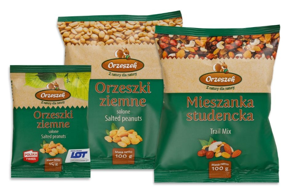 Bakalie firmy Orzeszek z nowymi opakowaniami, fot. mat. pras. Firma Orzeszek wprowadza nowe opakowania bakalii