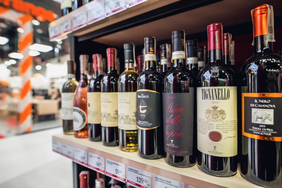 Na koniec 2019 r. Ambra miała 30 sklepów Centrum Wina fot. Ambra Ambra chce otwierać sklepy winiarskie poza galeriami handlowymi