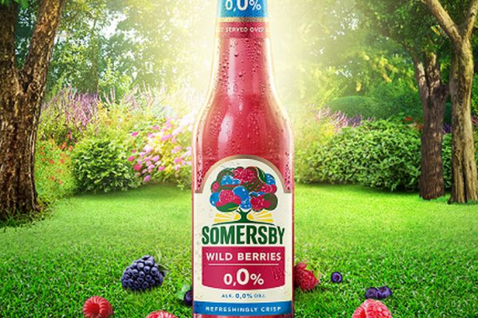 Somersby Wild Berries to drugi wariant bezalkoholowy w portfolio Somersby fot. materiały prasowe Marka Somersby wprowadza kolejny wariant bezalkoholowy
