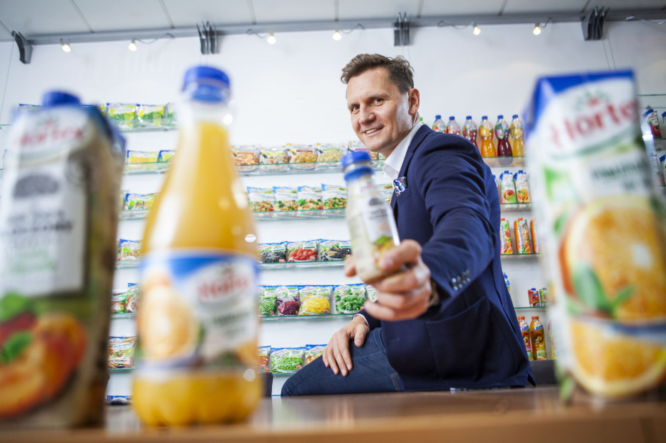 Paweł Gurgul, prezes Hortex SA, fot. PTWP Hortex przekaże 100 tysięcy produktów dla personelu medycznego