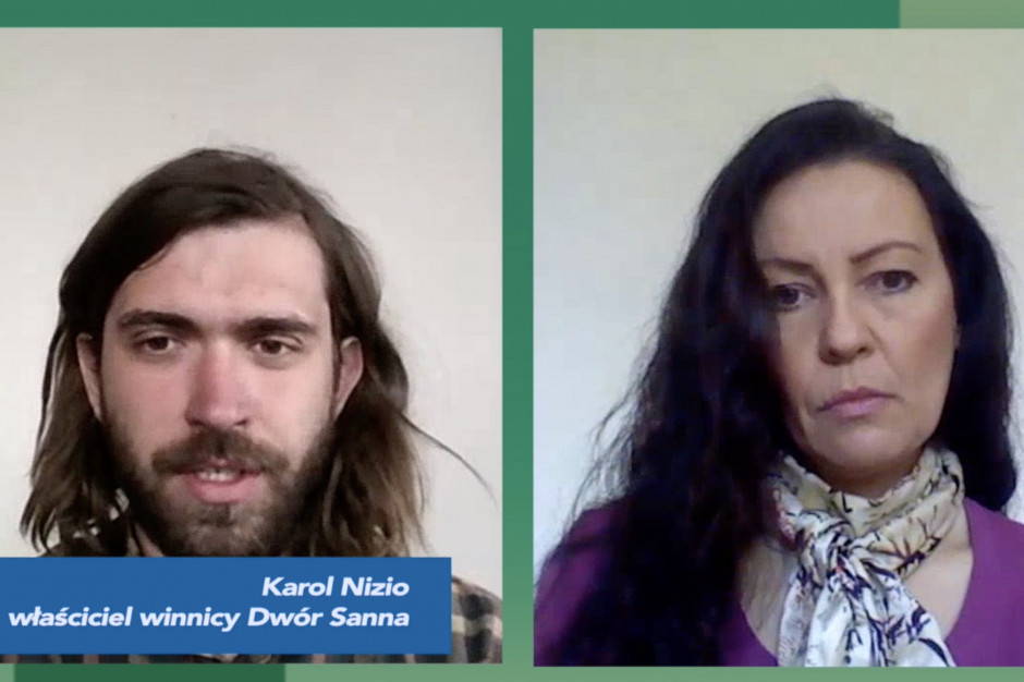 Karol Nizio, właściciel winnicy Dwór Sanna fot. PTWP Jak radzą sobie polskie winnice w czasie pandemii koronawirusa? (wideo, galeria zdjęć)