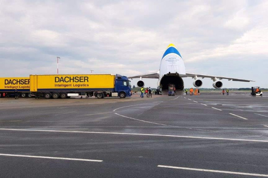 Dachser /fot. materiały prasowe Dachser sprowadza Antonowem sprzęt medyczny z Chin
