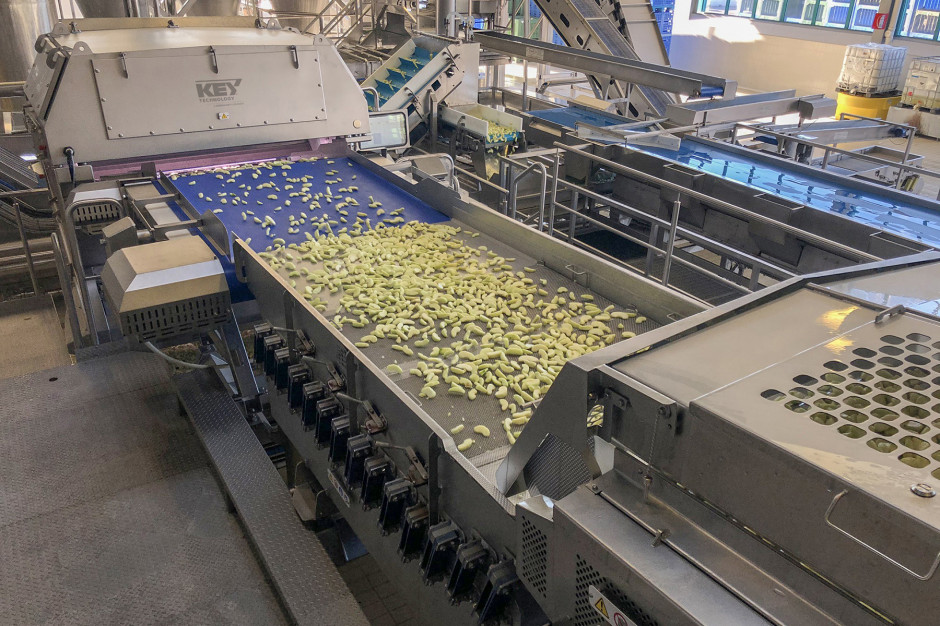 Nowy zintegrowany system sortowania dla świeżo-krojonych jabłek od Key Technology Key® Technology wprowadza zintegrowany system sortowania świeżo-krojonych jabłek