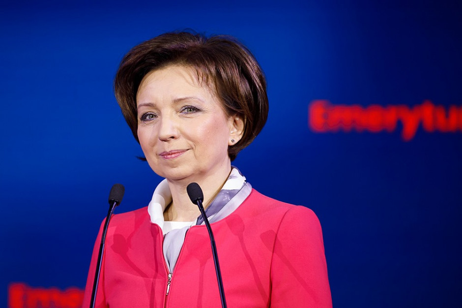 Marlena Maląg, minister rodziny, pracy i polityki społecznej, fot. mat. pras. Maląg: Rozważamy wprowadzenie kolejnych instrumentów do tarczy antykryzysowej