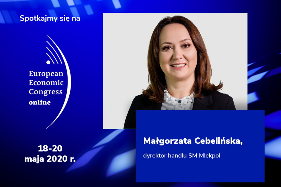 Małgorzata Cebelińska, dyrektor handlu SM Mlekpol, będzie jednym z prelegentów EEC Online.