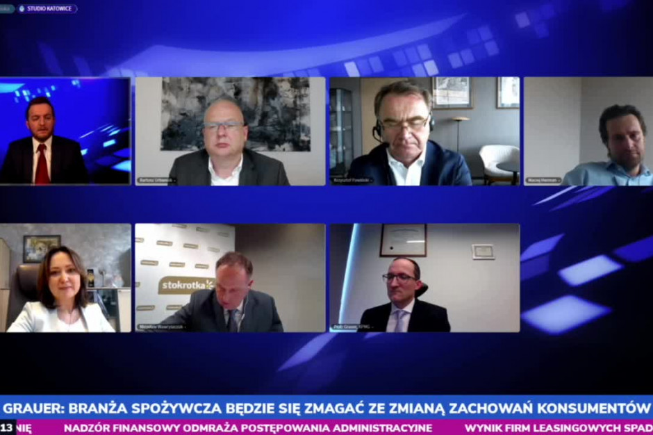 Debata „Sektor spożywczy – branża strategiczna” w trakcie EEC Online. fot. PTWP Szef Lotte Wedel na EEC Online: Pijalnie Czekolady są