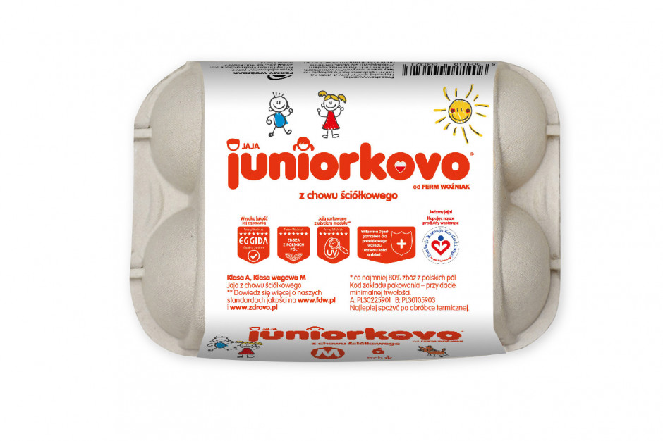 Fermy Woźniak wprowadzają jaja "Juniorkovo", fot. mat. pras. Fermy Woźniak wprowadzają nową markę jaj
