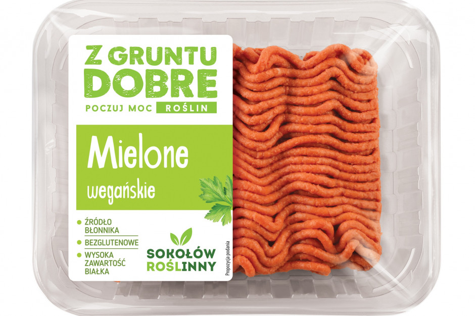 Mielone wegańskie Z Gruntu Dobre to jedna z nowości Sokołowa. fot. mat. pras. Sokołów wprowadza kolejne nowości z roślinnej linii
