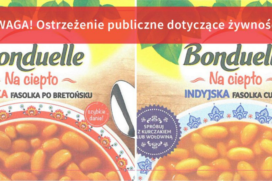 Bonduelle wycofuje dwa rodzaje fasolki. fot. GIS Bonduelle wycofuje z rynku dwa rodzaje fasolki