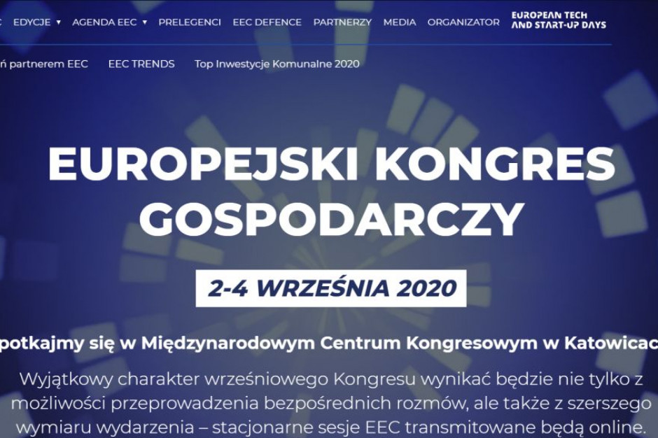 XII Europejski Kongres Gospodarczy już 2-4 września 2020 w MCK w Katowicach