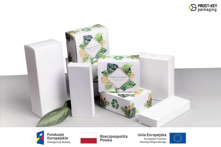Innowacyjne opakowania PROST-KEY Packaging z tektury falistej dofinansowane ze środków unijnych