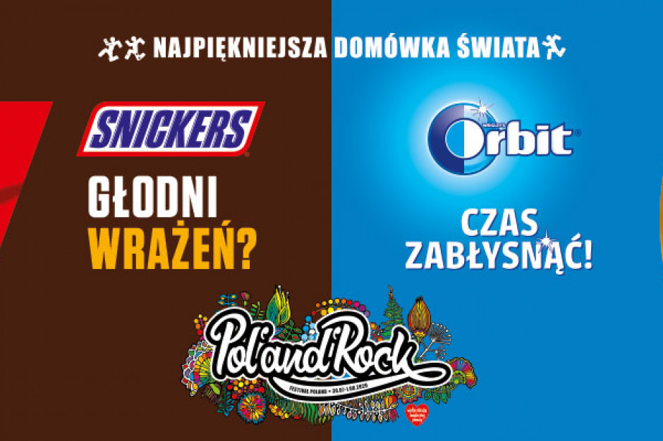 Orbit i Snickers sponsorami 26. Pol’and’Rock Festival Orbit i Snickers sponsorami 26. Pol’and’Rock Festival