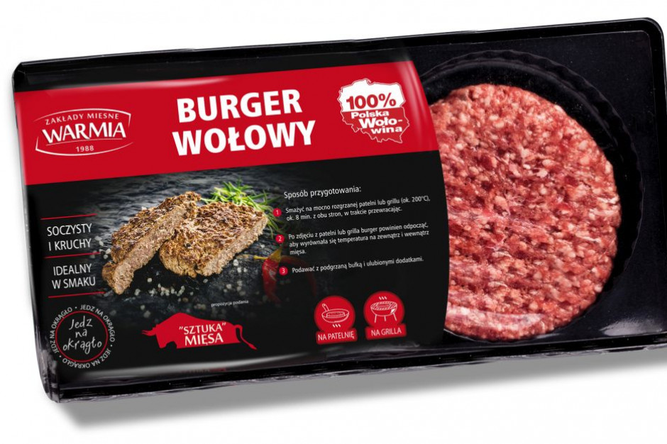 ZM Warmia: burgery z polskiej wołowiny