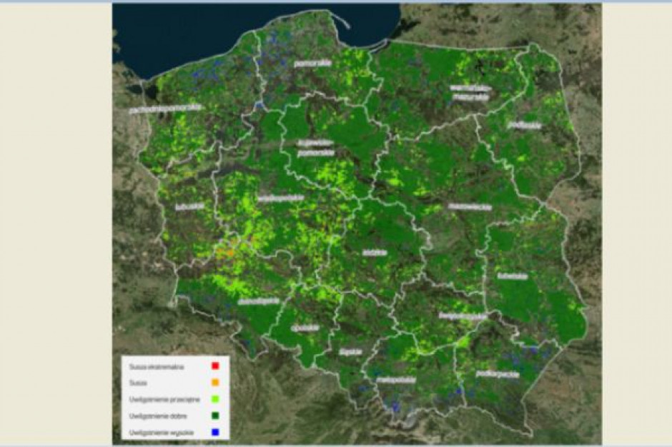 fot. za kowr.gov.pl KOWR udostępnił geoserwis wspierający monitoring suszy rolniczej i ocenę strat w plonach