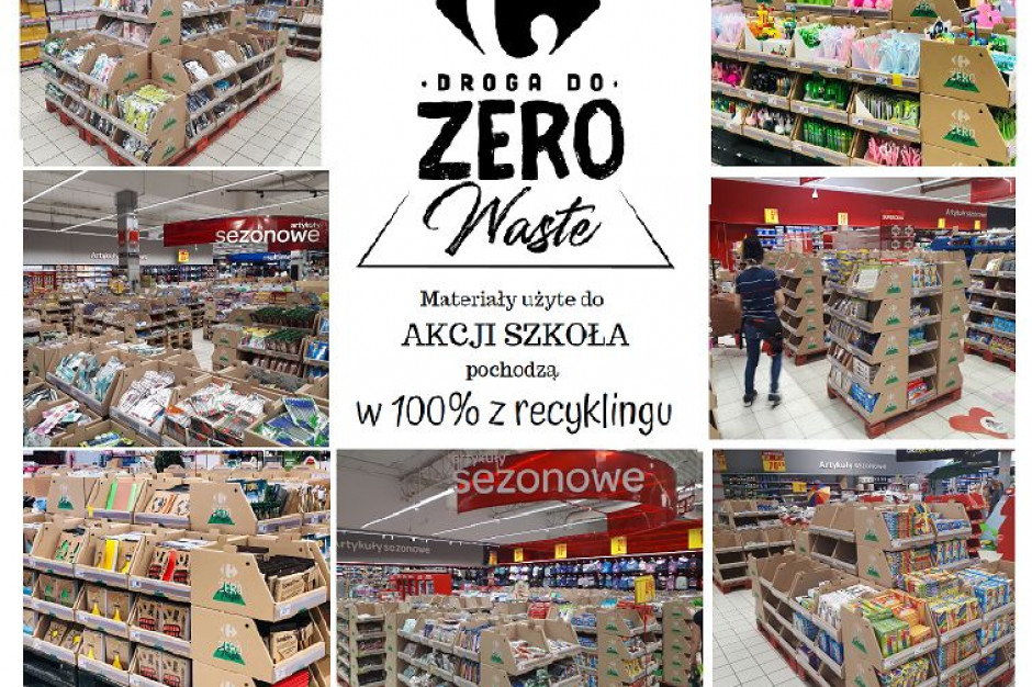 Carrefour zmniejsza ilość plastiku w ofercie przyborów szkolnych. fot. mat. pras. Carrefour zmniejsza ilość plastiku w ofercie przyborów szkolnych