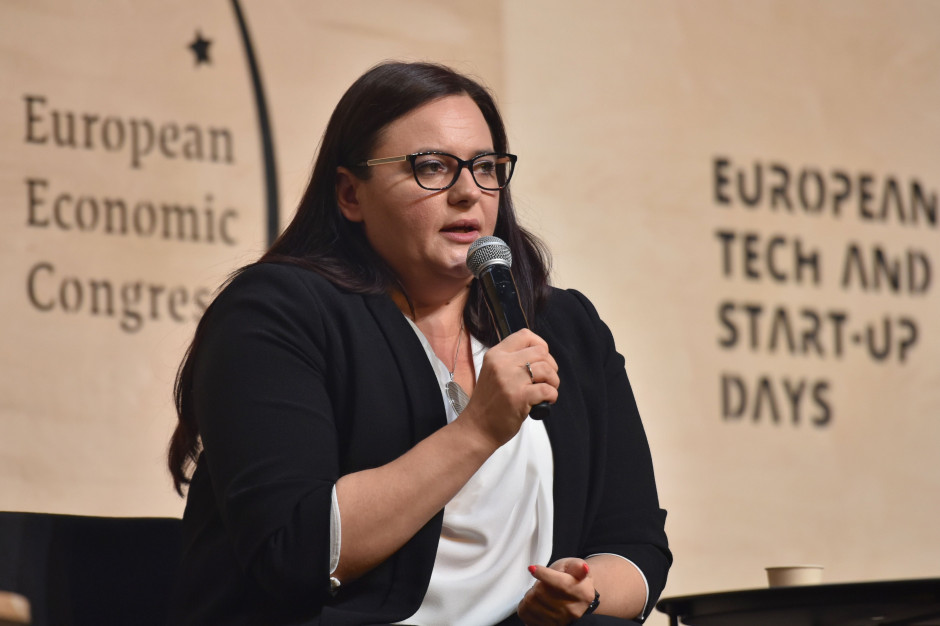 Minister funduszy i polityki regionalnej Małgorzata Jarosińska-Jedynak Europejski Kongres Gospodarczy 2020 z udziałem kierownictwa Ministerstwa Funduszy i Polityki Regionalnej