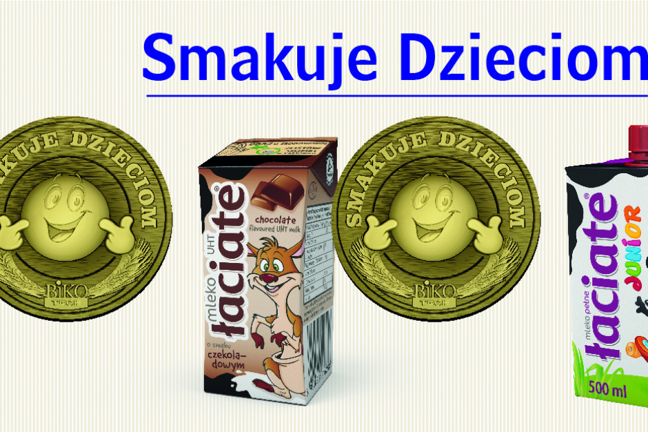Mlekpol Smakuje Dzieciom Mlekpol zdobywa trzy złote medale w konkursie Smakuje Dzieciom 2020