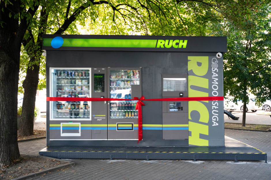 W Warszawie został otwarty pierwszy samoobsługowy kiosk RUCH-u; fot. materiały prasowe Perwszy samoobsługowy kiosk RUCH-u