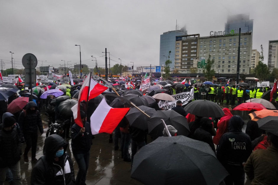 Protest rolników w Warszawie /fot.farmer.pl Protest w Warszawie - największe poruszenie w obszarze rolnictwa i wsi od wielu lat