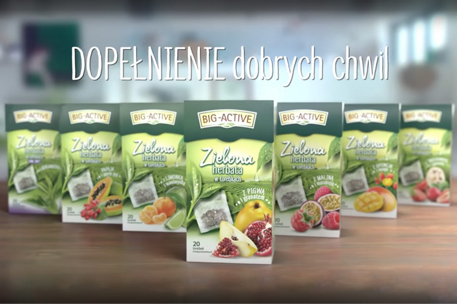 Big-Active z kampanią herbat zielonych, fot. materiały prasowe Big-Active z kampanią herbat zielonych