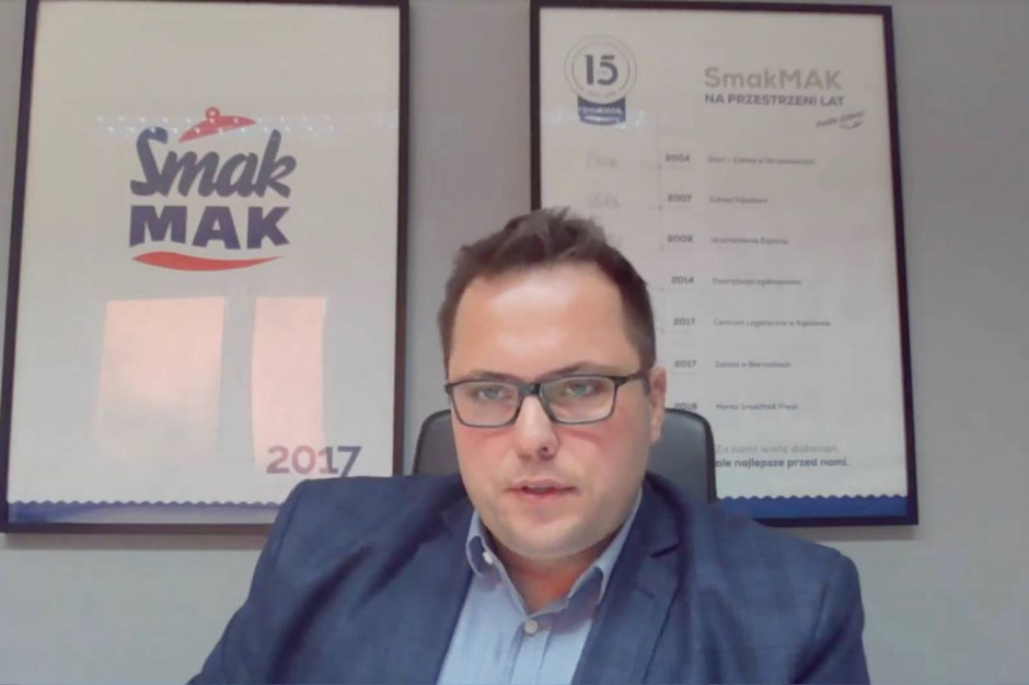 Tomasz Średziński, dyrektor zarządzający SmakMAK sp. Z o.o. Sp. K Dyrektor SmakMAK na Internetowym FRSiH: Przyszłość firm to automatyzacja