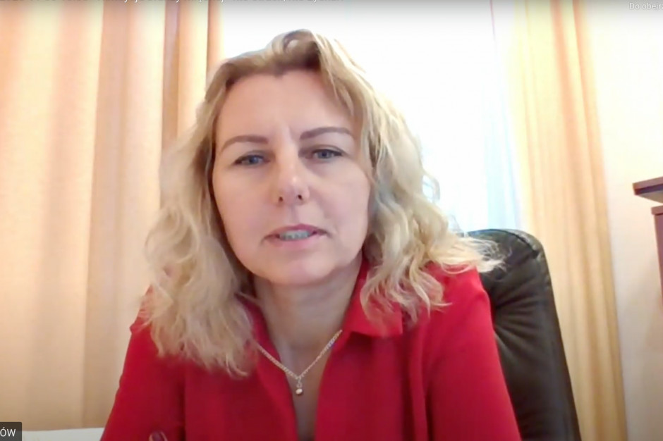 Joanna Trybus, MRiRW: Odbudowanie łańcuchów dostaw żywności nie przełożyło się na eksport mięsa. fot. PTWP Joanna Trybus, MRiRW na Internetowym FRSiH: Odbudowanie łańcuchów dostaw żywności nie przełożyło się na wzrost eksportu mięsa