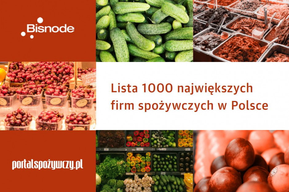 Lista 1000 największych firm spożywczych w Polsce - edycja 2020
