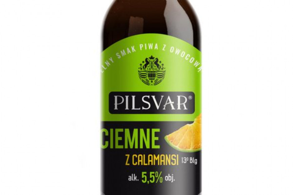 Piwo Pilsvar Ciemne z Calamansi fot. materiały prasowe Browar Pilsweizer wprowadza piwo ciemne o smaku kwaśnej pomarańczy