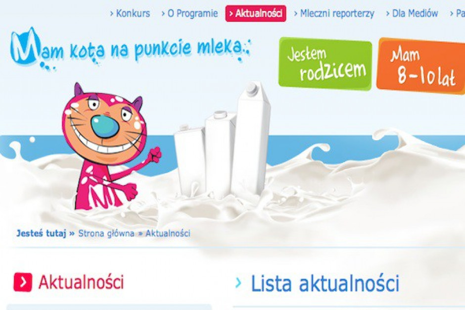 Mam kota na punkcie mleka Kampania Mamy kota na punkcie mleka dostosowała regulamin do realiów pandemii koronawirusa