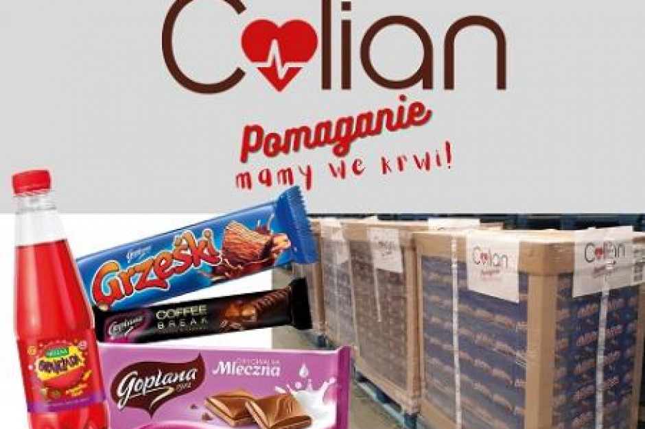 fot. materiały prasowe Colian przekazał słodycze dla krwiodawców