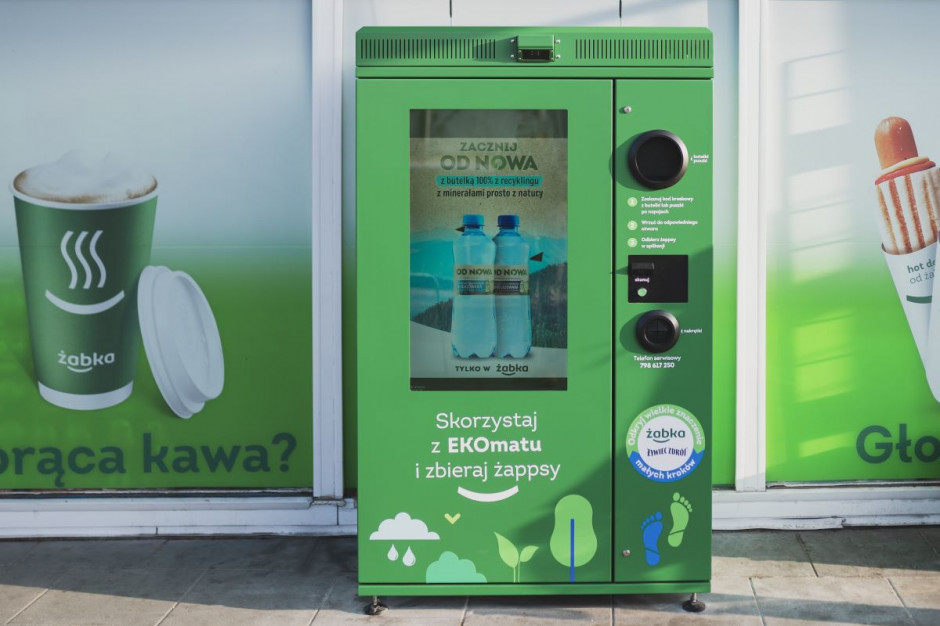Żabka i Żywiec Zdrój ruszają z EKOmatami, fot. materiały prasowe Żabka i Żywiec Zdrój ruszają z EKOmatami