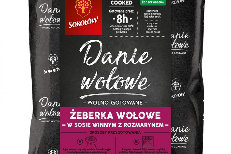 Sokołów wprowadza linię wolno gotowanych dań z wołowiny. fot. mat. pras. Sokołów wprowadza linię wolno gotowanych dań z wołowiny