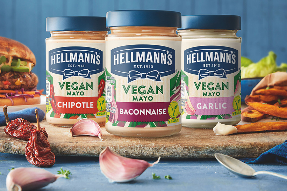 Hellmann's wprowadza na rynek brytyjski trzy rodzaje wegańskich majonezów. fot. mat. pras. Hellmann's wprowadza wegański majonez o smaku bekonu