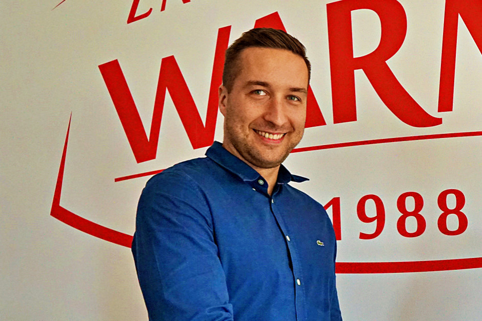 Bartosz Jankowiak, prezes zarządu ZM Warmia wskazuje, że przewagą mniejszych firm jest szybszy proces decyzyjny. fot. mat. pras. ZM Warmia: Czas pandemii udowodnił, że lokalni producenci są w stanie konkurować z dużymi zakładami