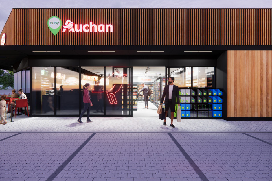 Auchan: już 3 sklepy na stacjach BP; fot. materiały prasowe Auchan: już 3 sklepy na stacjach BP