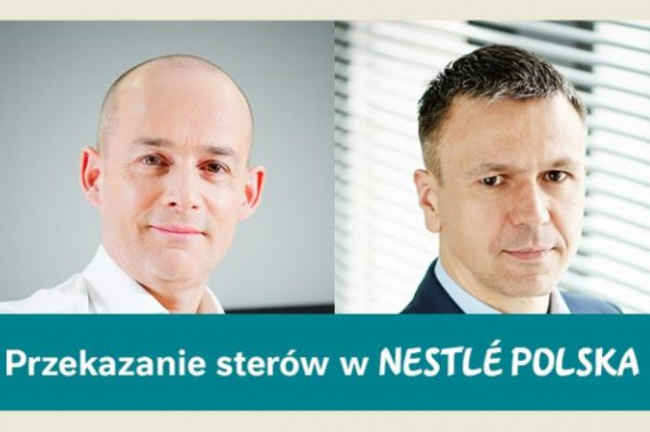 Z lewej S.Smith, z prawej A.Jankowski fot. materiały prasowe Nestle Polska z nowym prezesem od 1 stycznia 2021 r.