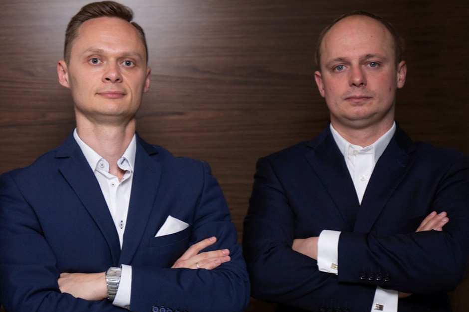 Michał Ciapka, prezes i Marcin Ruciński, członek zarządu fot. materiały prasowe W którą stronę pójdzie transformacja galerii handlowych?