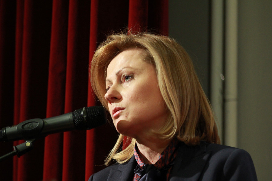 Renata Juszkiewicz, prezes Polskiej Organizacji Handlu i Dystrybucji wskazuje, że podatek handlowy był projektowany w innej niż obecna rzeczywistości. fot. PTWP Prezes POHiD: Podatek handlowy odbije się na budżetach polskich rodzin
