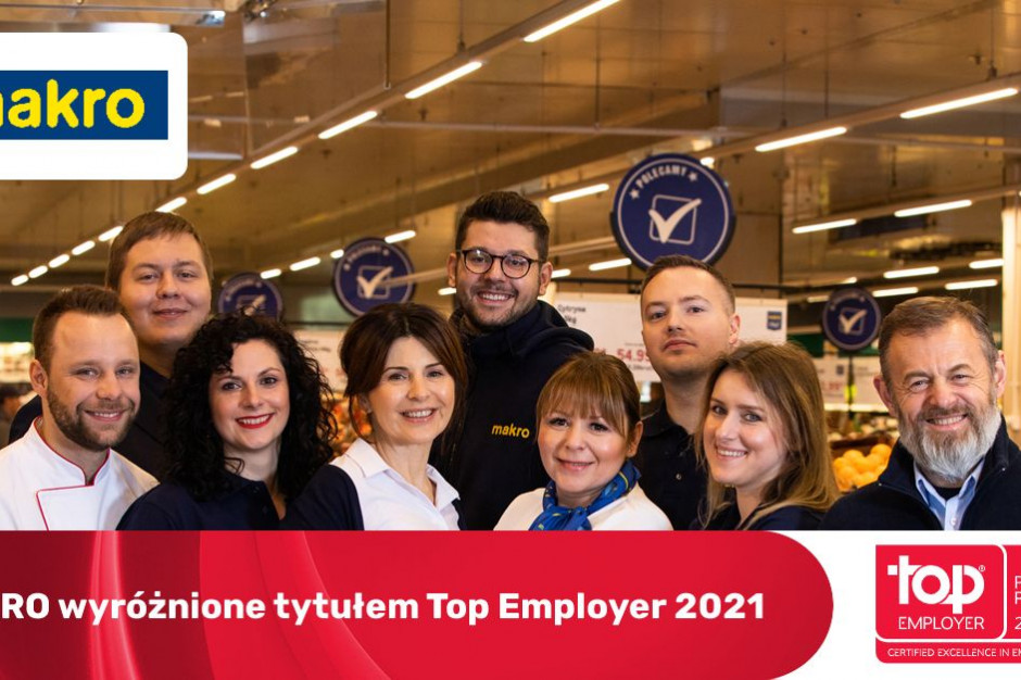 MAKRO Polska z tytułem Top Employer/ fot. materiały prasowe MAKRO Polska z tytułem Top Employer