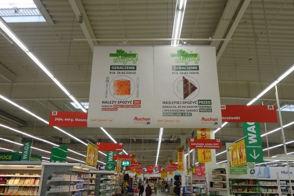 Auchan w 2020 roku obniżył straty żywności o 474 tony, fot. materiały prasowe Auchan w 2020 roku obniżył straty żywności o 474 tony
