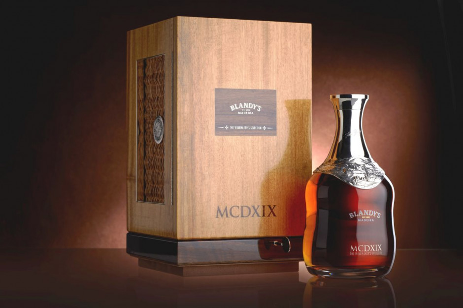 Madera Blendy’s XCDXIX, można kupić tylko na specjalne zamówienie, a kosztuje około 32 tys. złotych fot. materiały prasowe Kolekcjonerskie wino z Madery dostępne w Polsce, ale nie dla zwykłego śmiertelnika