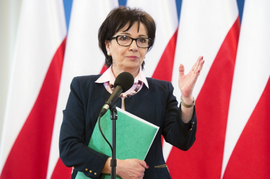 marszałek Sejmu Elżbieta Witek Witek: nie ma terminu procedowania poprawek do