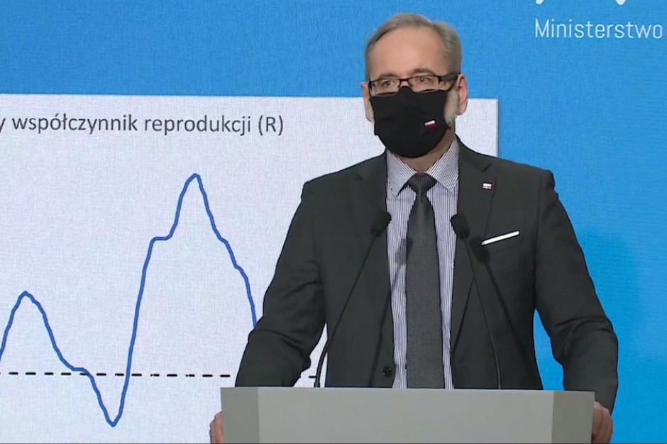 Adam Niedzielski: Trzecia fala koronawirusa się rozpędza. fot. PTWP Niedzielski: Trzecia fala koronawirusa się rozpędza