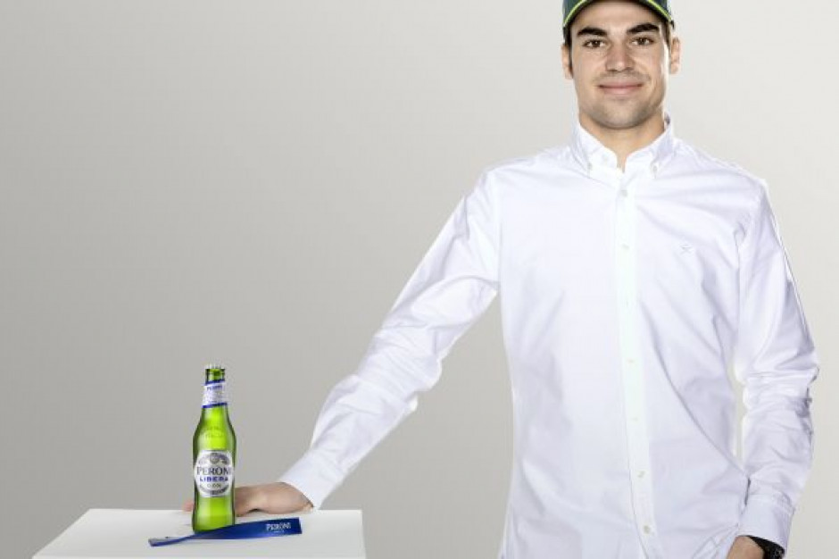 Peroni Libera, AMCF1 Lance Stroll fot. materiały prasowe Marka piwa Peroni i Aston Martin ogłosiły wieloletnie parnerstwo