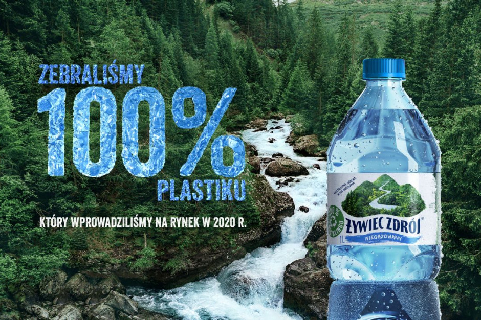 Żywiec Zdrój: kampania celebrująca zbiórkę 100% plastiku